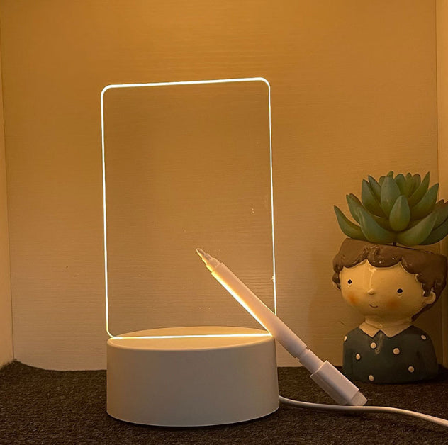 Xiaoye Lantern Hand Writing Board Activity Luminous Acrylic Noteboard