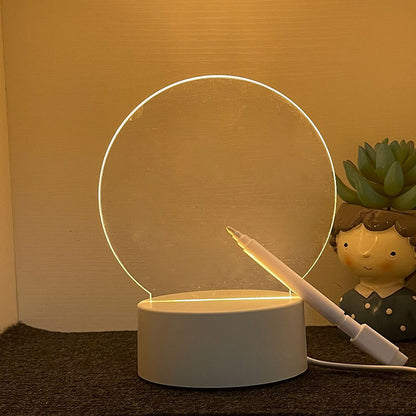 Xiaoye Lantern Hand Writing Board Activity Luminous Acrylic Noteboard