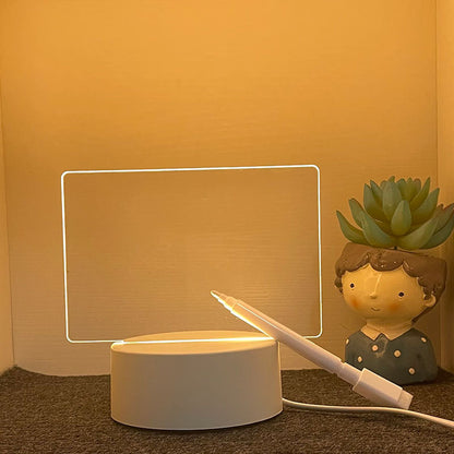 Xiaoye Lantern Hand Writing Board Activity Luminous Acrylic Noteboard