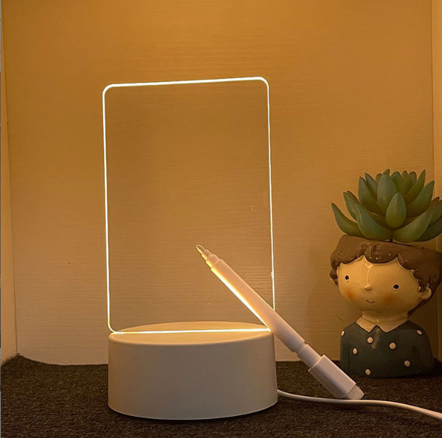 Xiaoye Lantern Hand Writing Board Activity Luminous Acrylic Noteboard