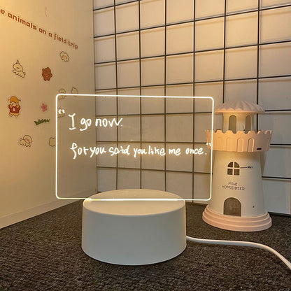 Xiaoye Lantern Hand Writing Board Activity Luminous Acrylic Noteboard