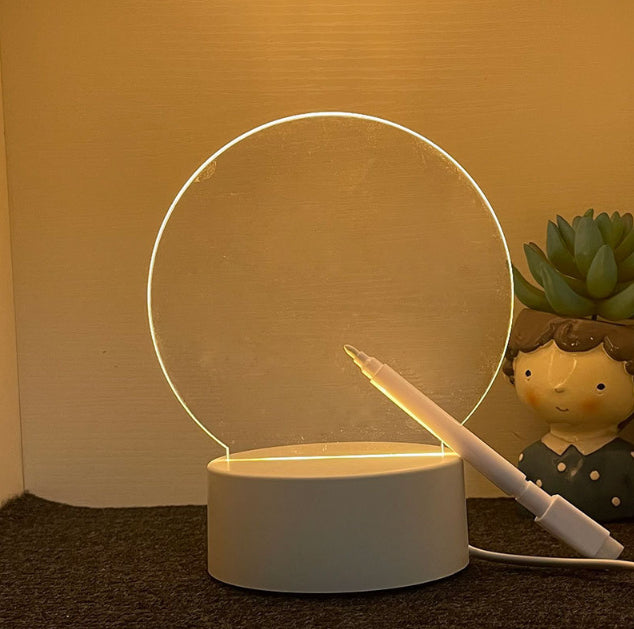 Xiaoye Lantern Hand Writing Board Activity Luminous Acrylic Noteboard