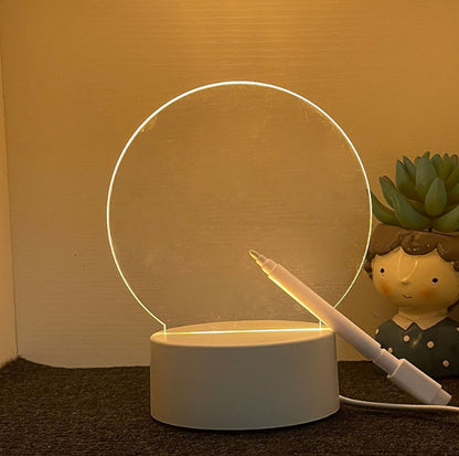 Xiaoye Lantern Hand Writing Board Activity Luminous Acrylic Noteboard