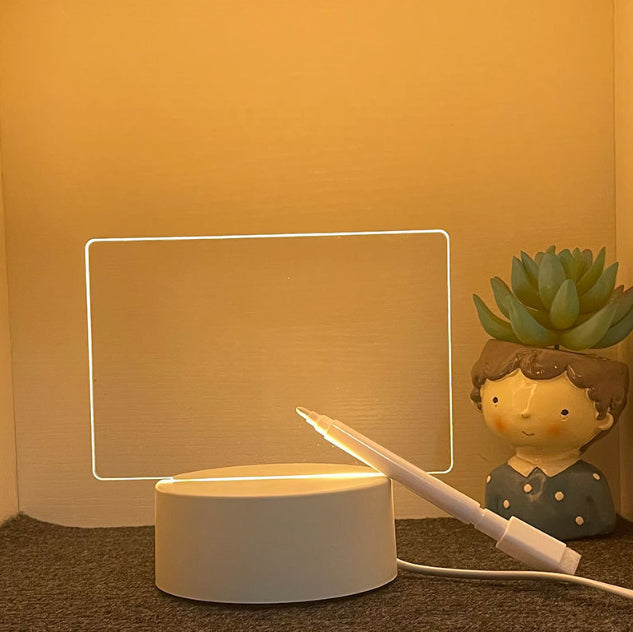 Xiaoye Lantern Hand Writing Board Activity Luminous Acrylic Noteboard